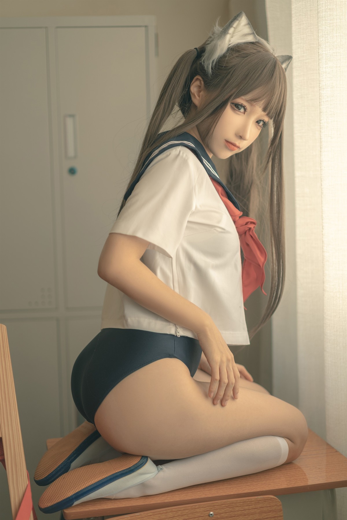 蠢沫沫 Cosplay 放学后