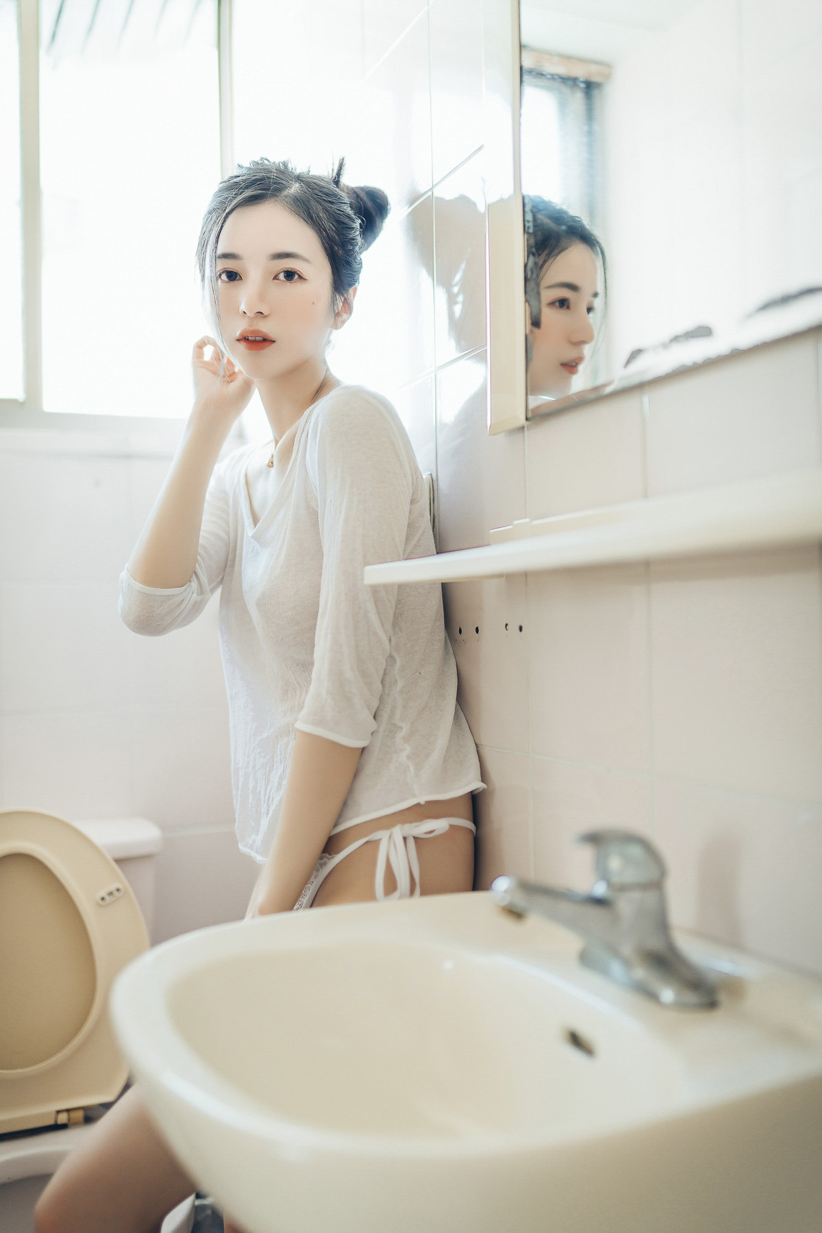超仙美人辰辰💗 最誠意尺度 激凸 透點進化 隱藏版淋濕了! Vol.02