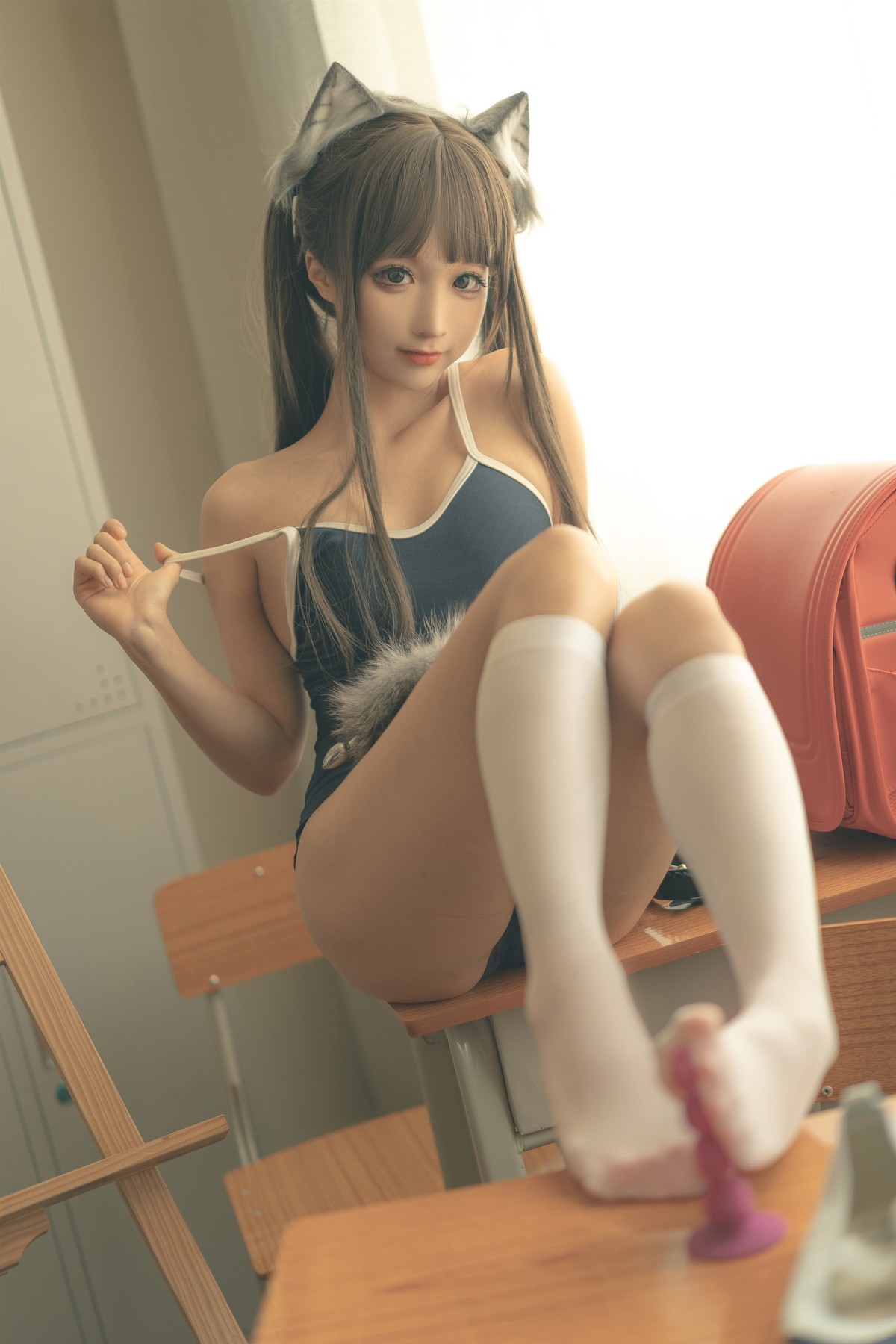 蠢沫沫 Cosplay 放学后