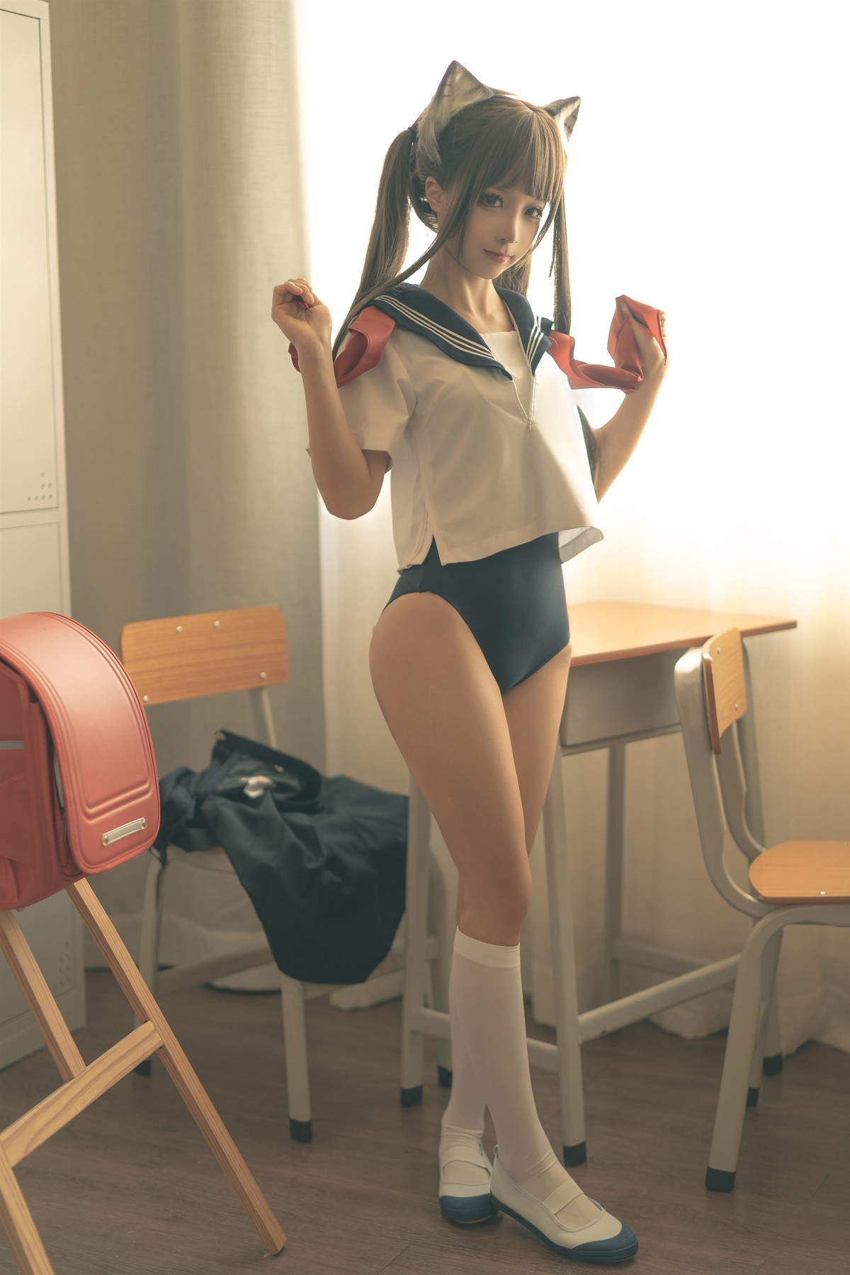 蠢沫沫 Cosplay 放学后