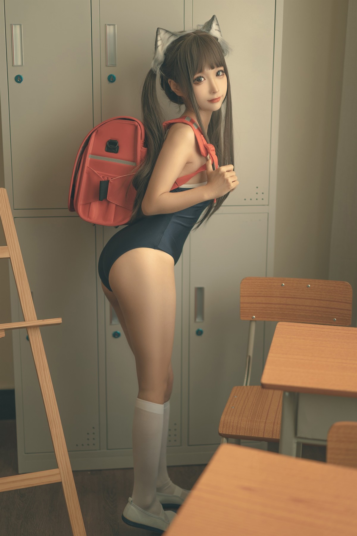 蠢沫沫 Cosplay 放学后
