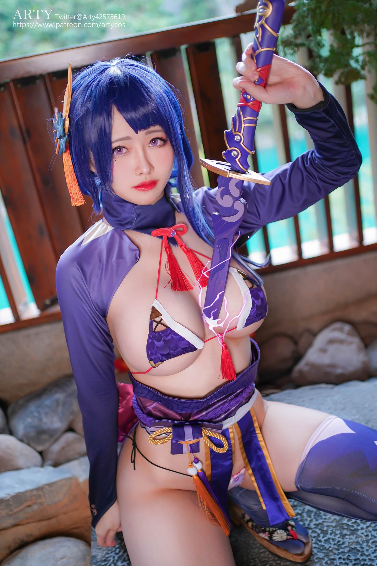 Cosplay Arty亞緹 Genshin 雷らい電でん将しょう軍ぐん
