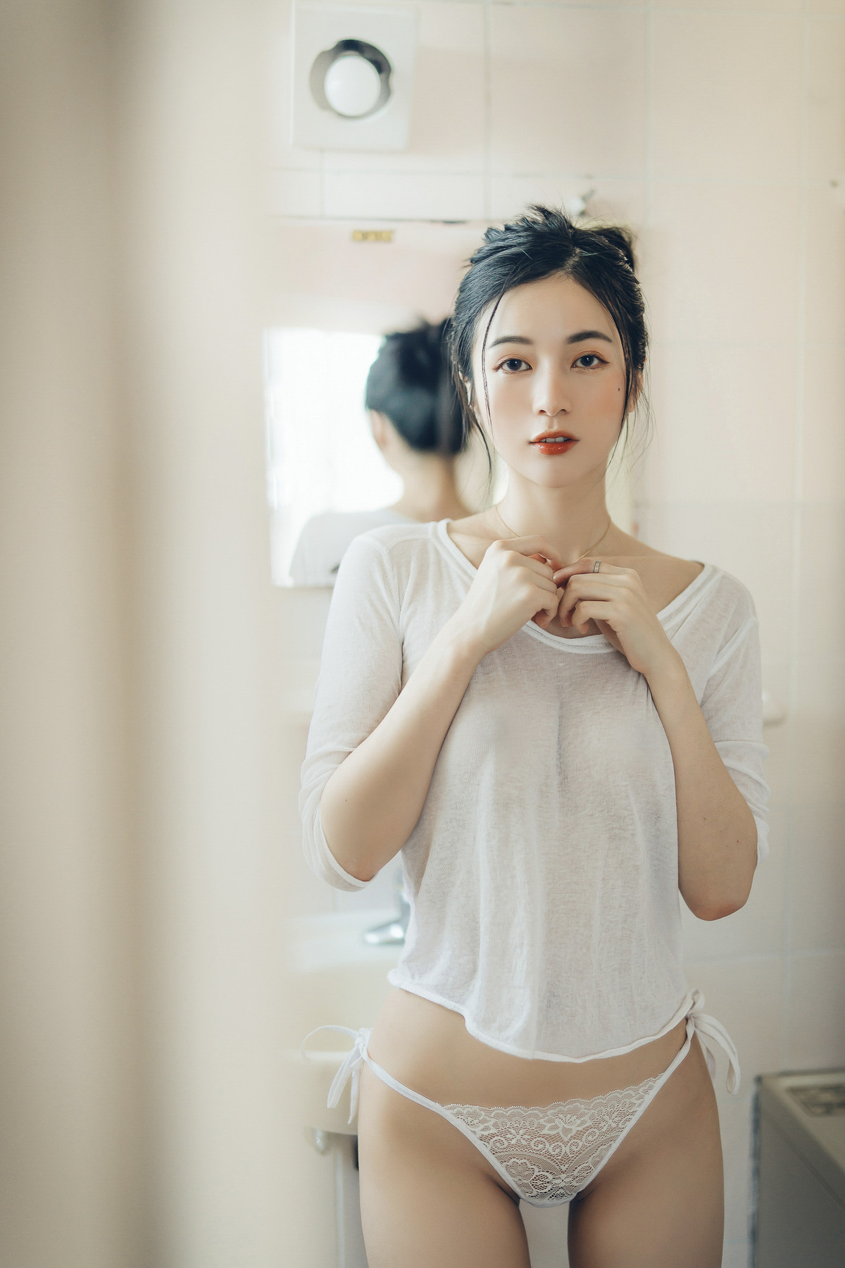 超仙美人辰辰💗 最誠意尺度 激凸 透點進化 隱藏版淋濕了! Vol.02