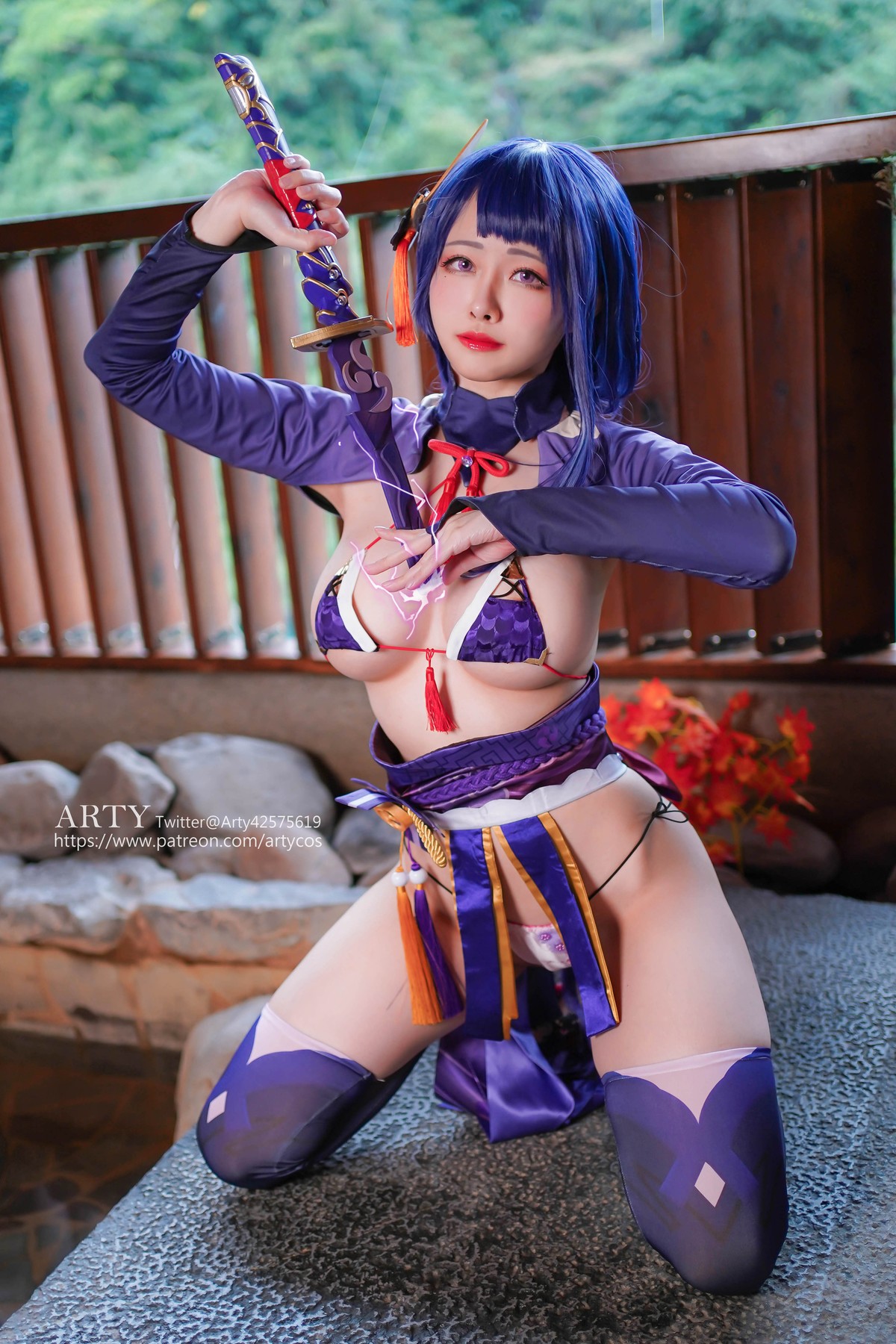 Cosplay Arty亞緹 Genshin 雷らい電でん将しょう軍ぐん
