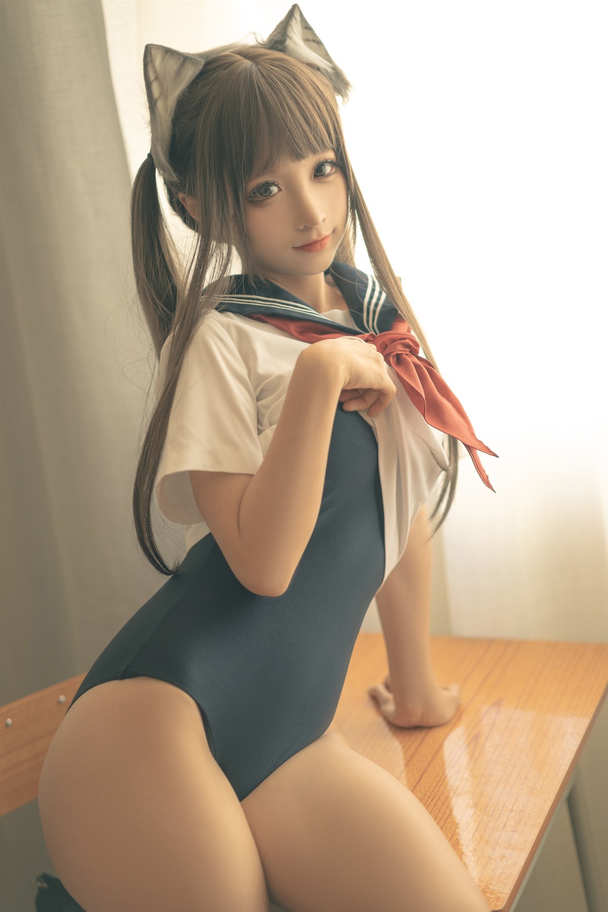 蠢沫沫 Cosplay 放学后