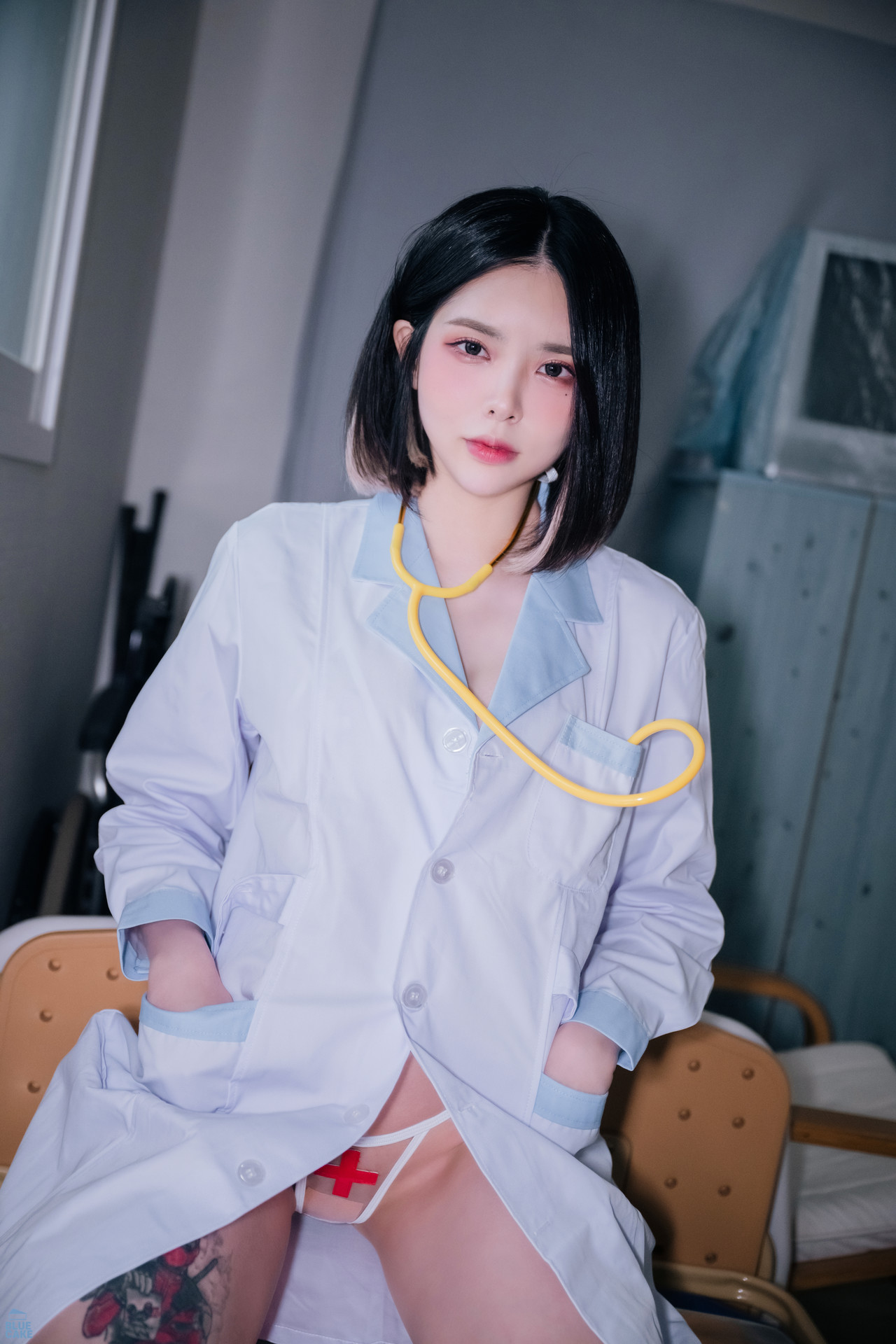 Yuka 유카, [BLUECAKE] BAD DOCTOR Succubus (+RED.Ver) Set.01