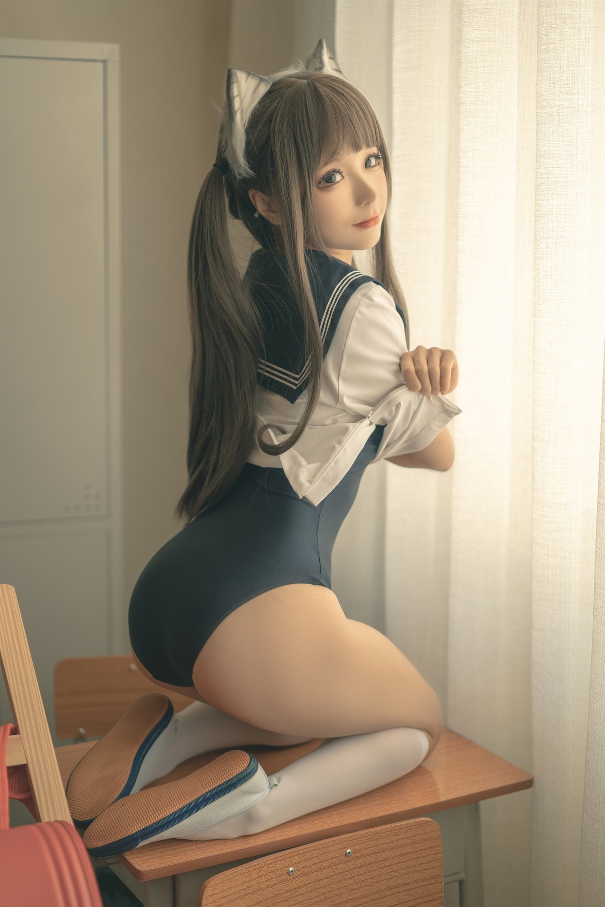 蠢沫沫 Cosplay 放学后