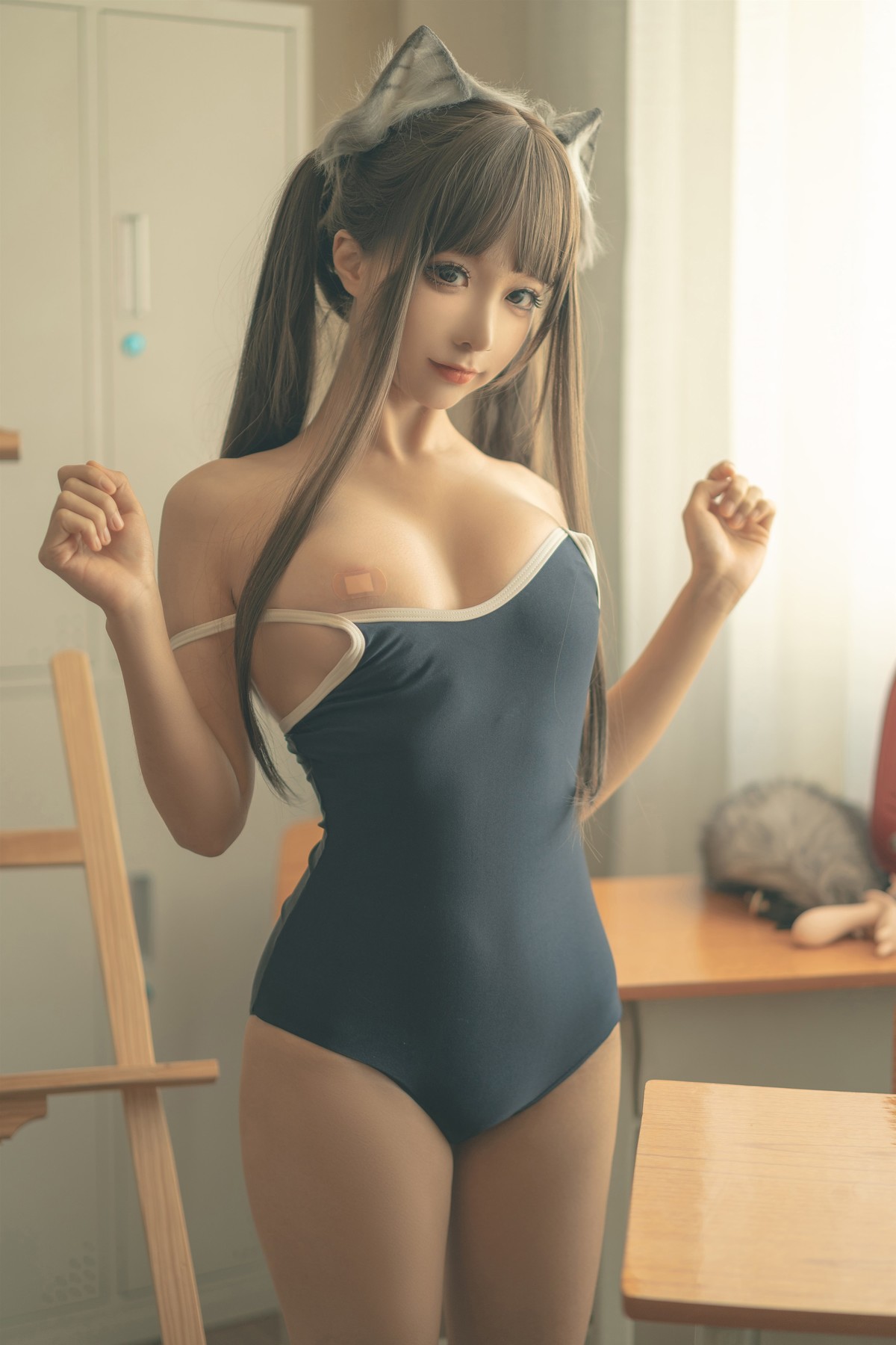 蠢沫沫 Cosplay 放学后