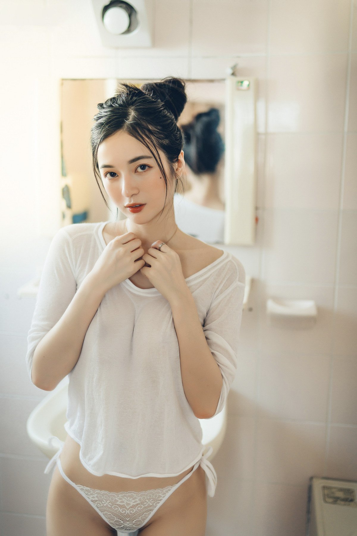 超仙美人辰辰💗 最誠意尺度 激凸 透點進化 隱藏版淋濕了! Vol.02