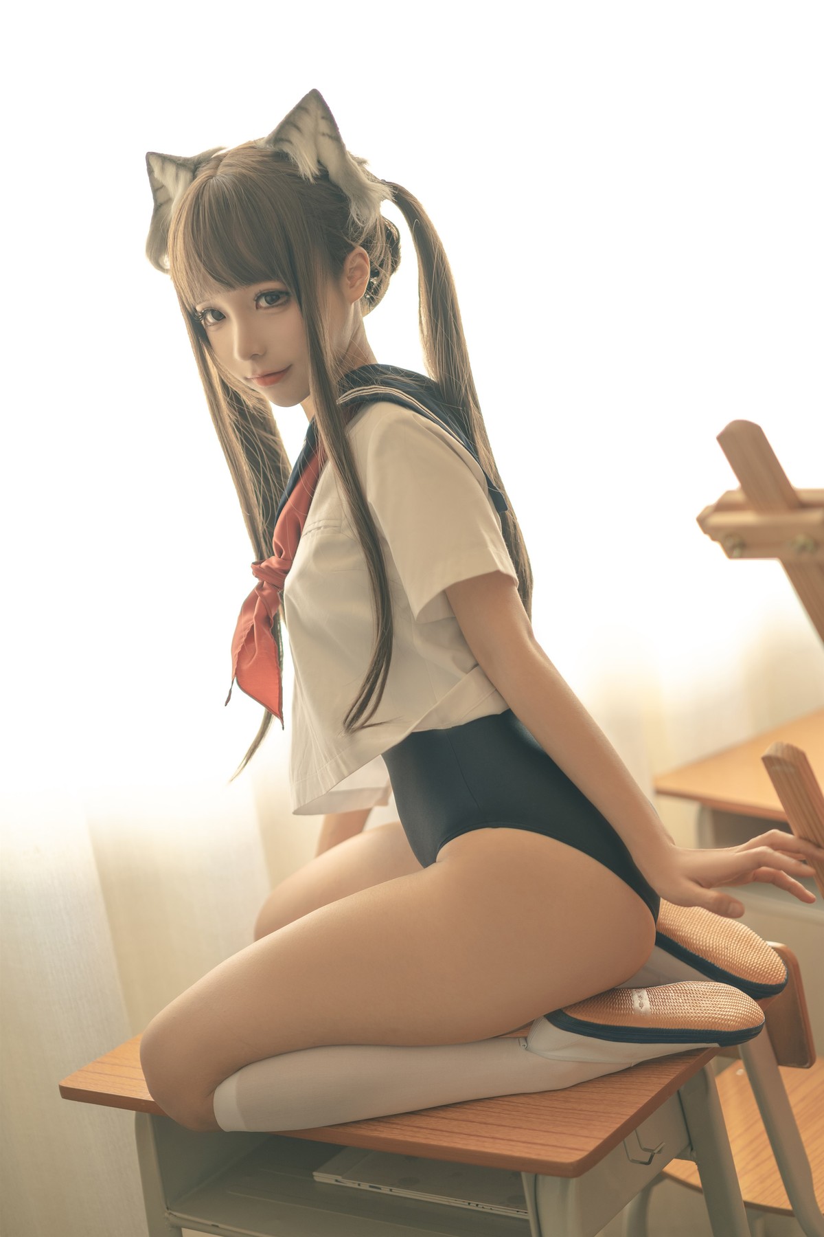 蠢沫沫 Cosplay 放学后