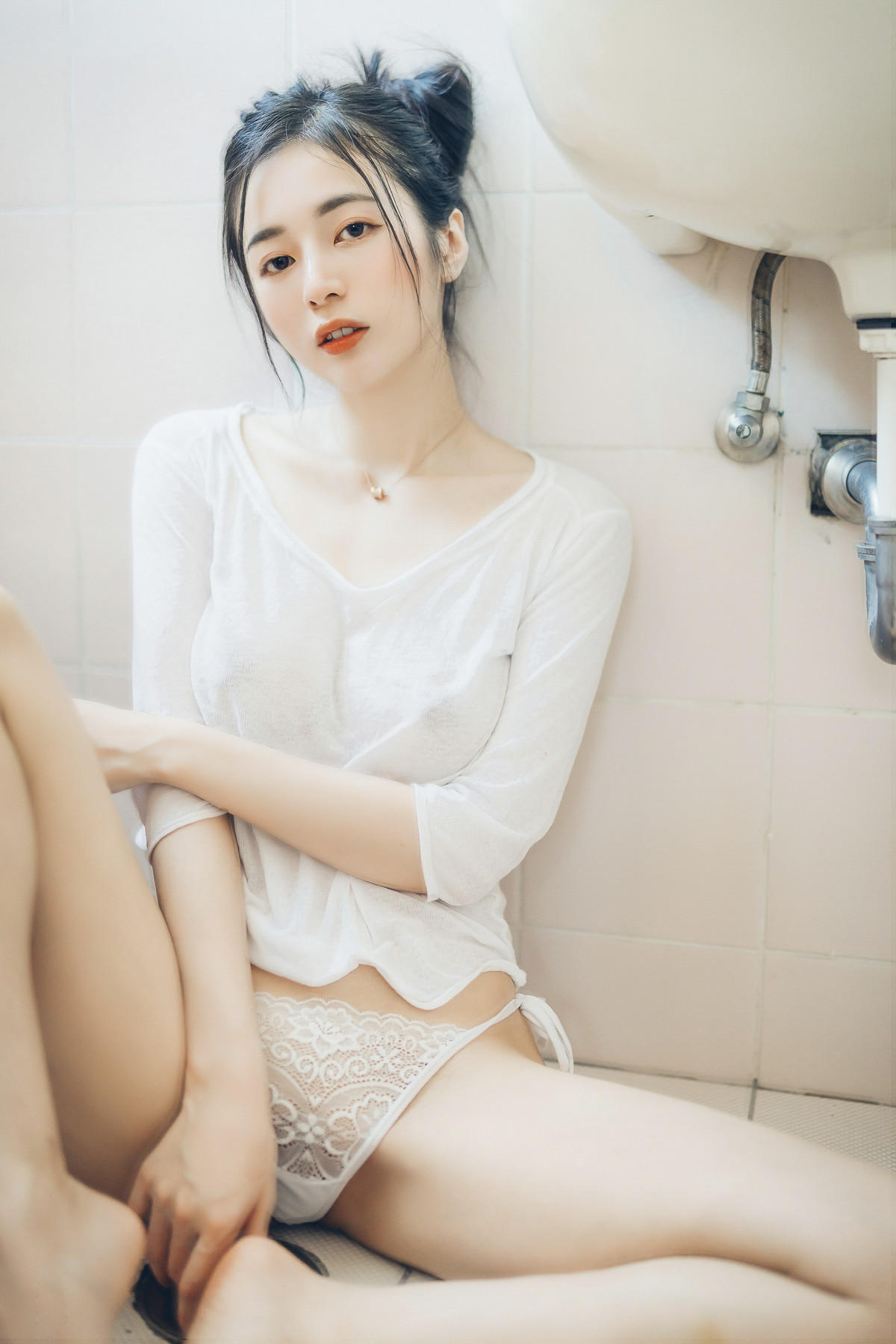 超仙美人辰辰💗 最誠意尺度 激凸 透點進化 隱藏版淋濕了! Vol.02