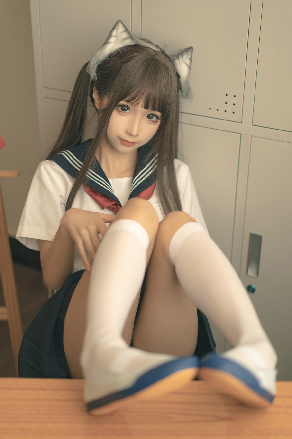 蠢沫沫 Cosplay 放学后