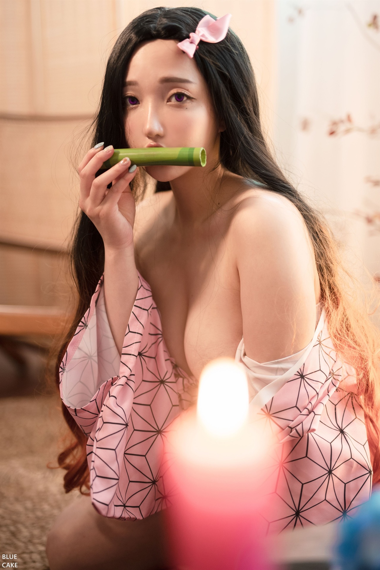 Son Yeeun 손예은, [BLUECAKE] Pink Oni Set.01