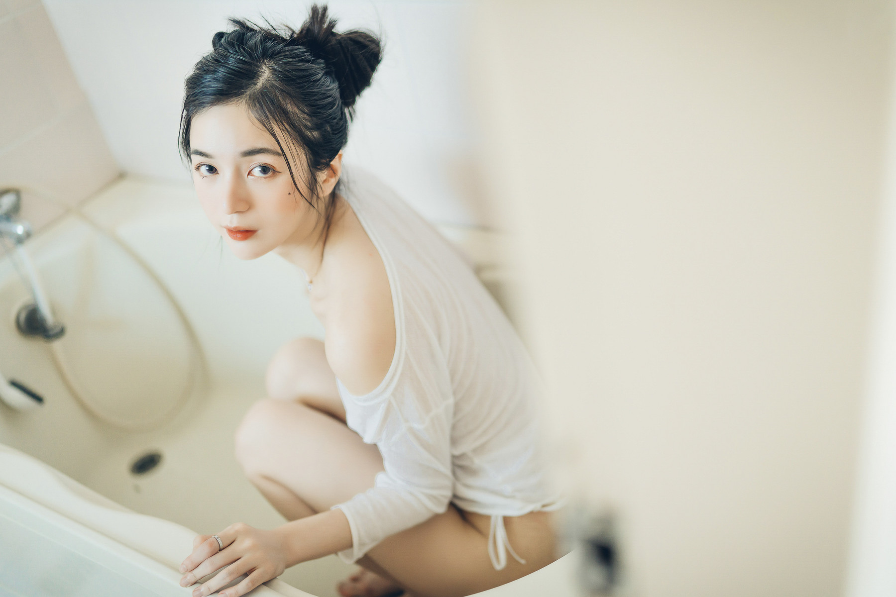 超仙美人辰辰💗 最誠意尺度 激凸 透點進化 隱藏版淋濕了! Vol.02