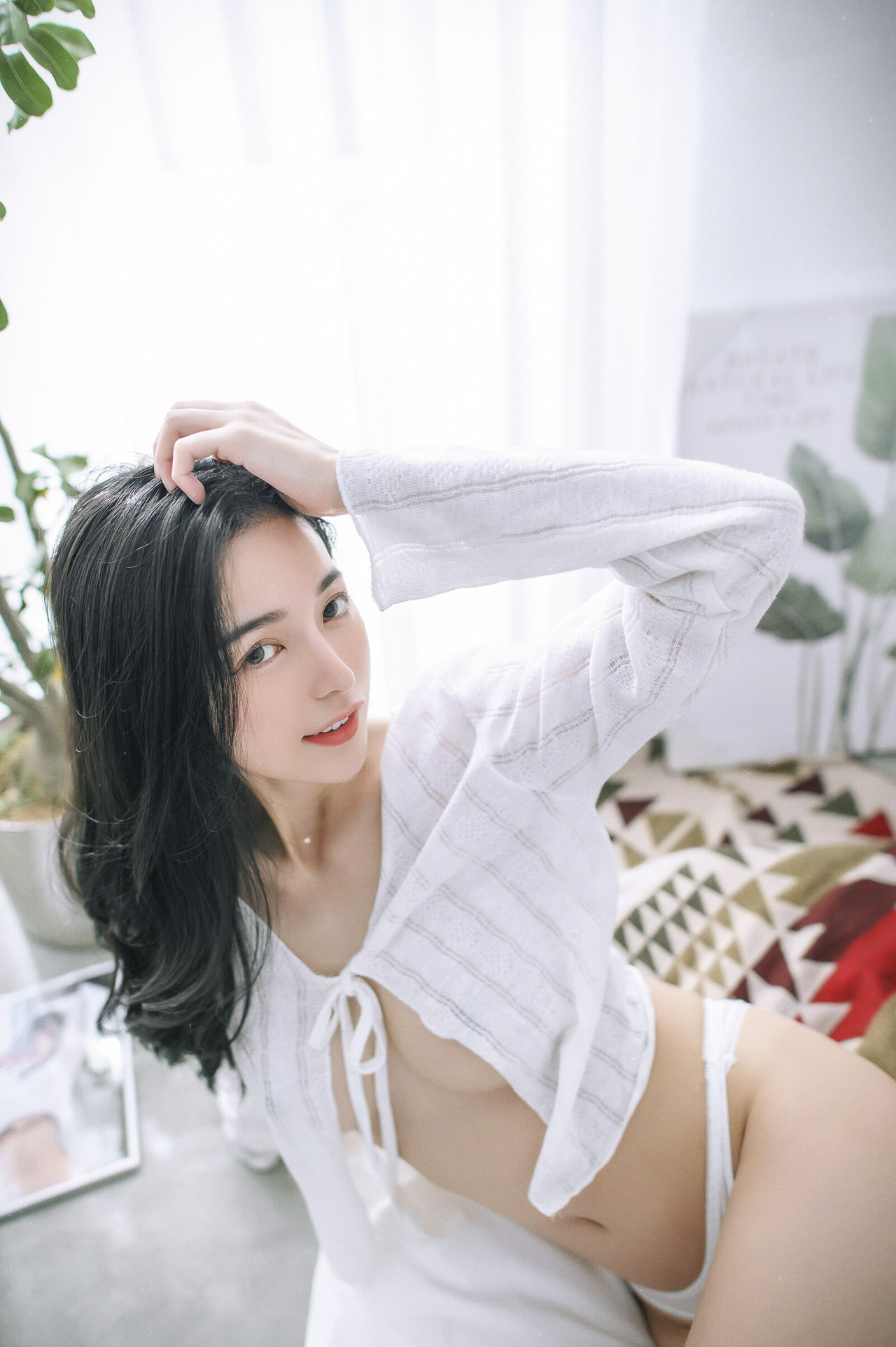 JVID精品 超仙辰辰 💕 仙女下凡玩遊戲輸了，成為任你使喚、讓你舒服的一日女友，隱藏版更多超性感畫面唷！
