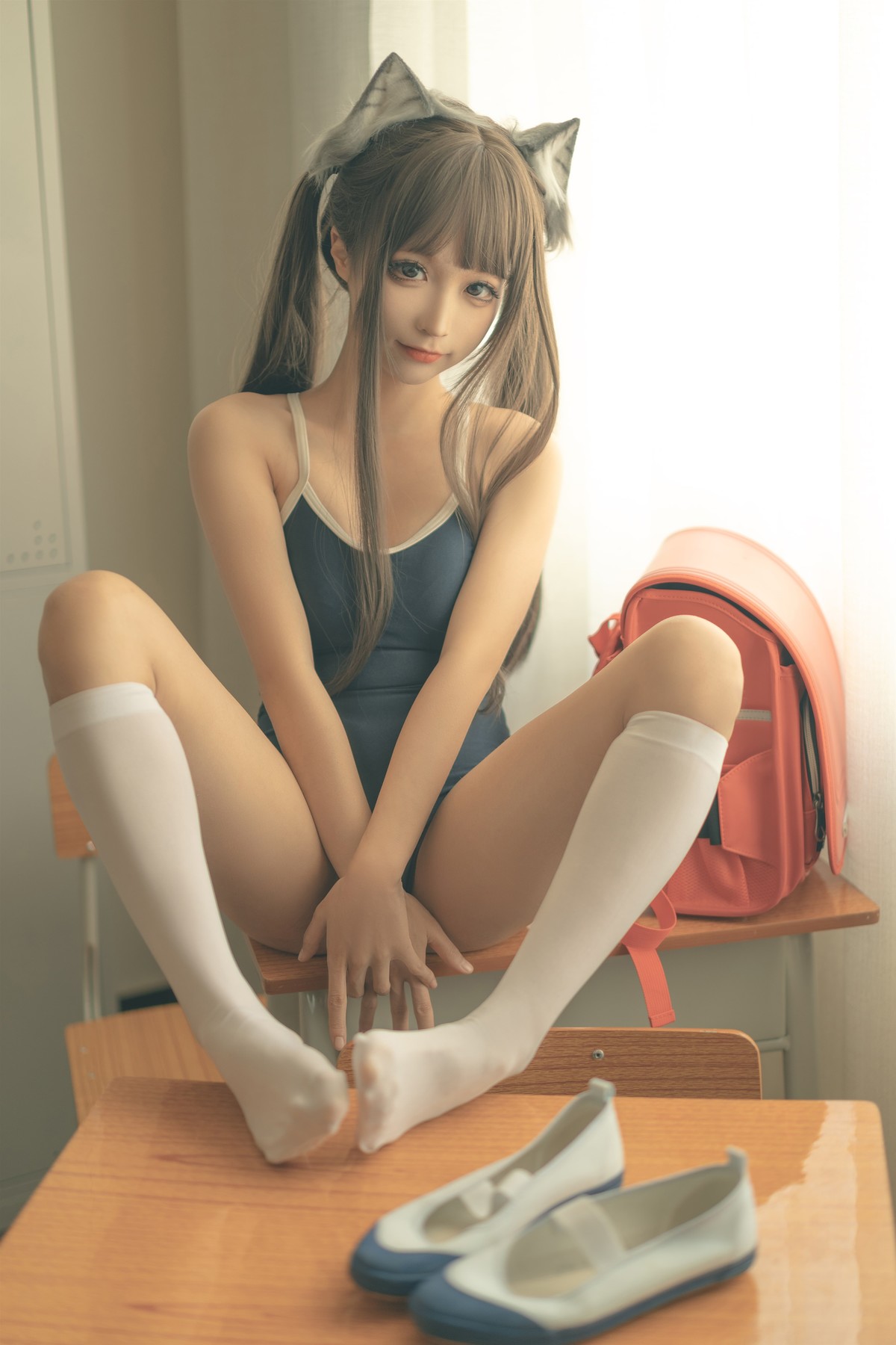 蠢沫沫 Cosplay 放学后