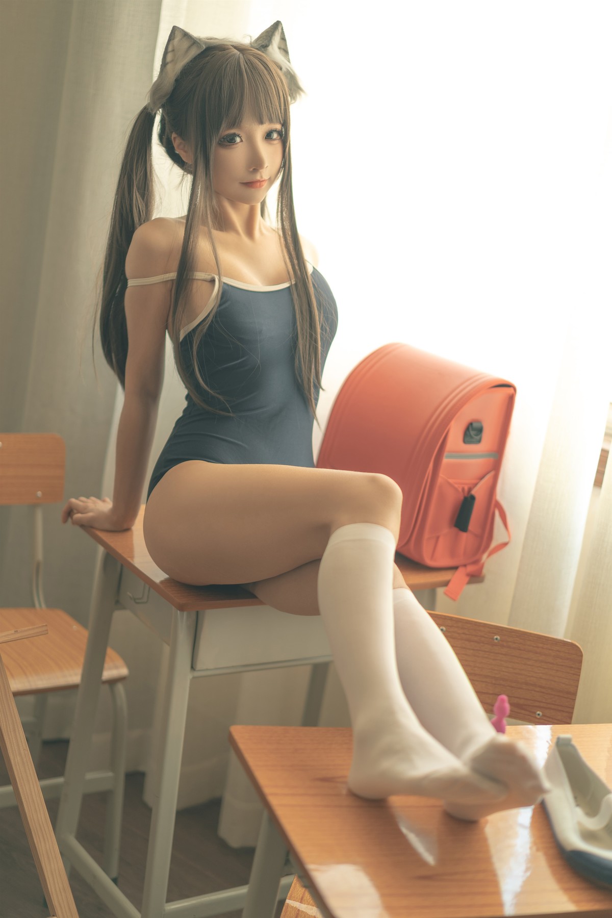 蠢沫沫 Cosplay 放学后