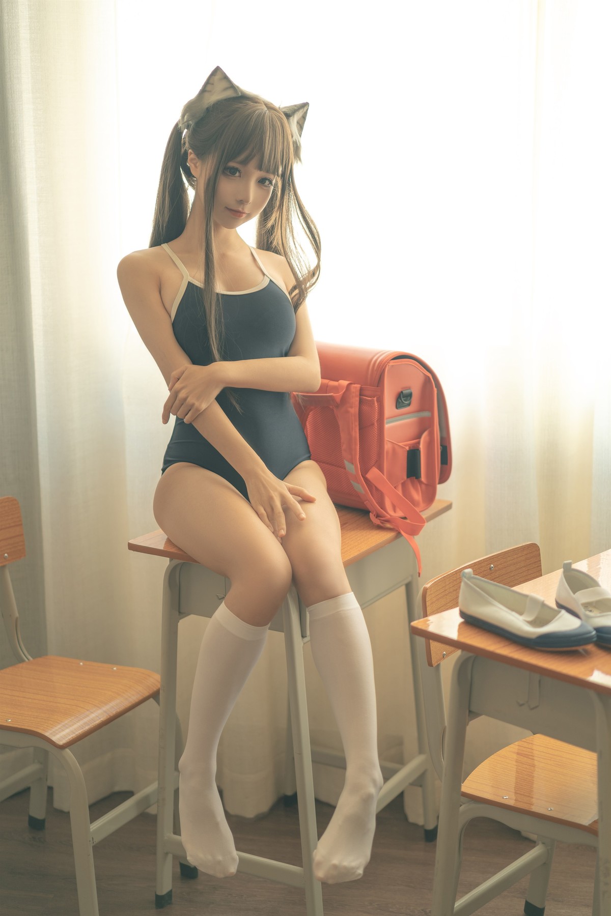 蠢沫沫 Cosplay 放学后
