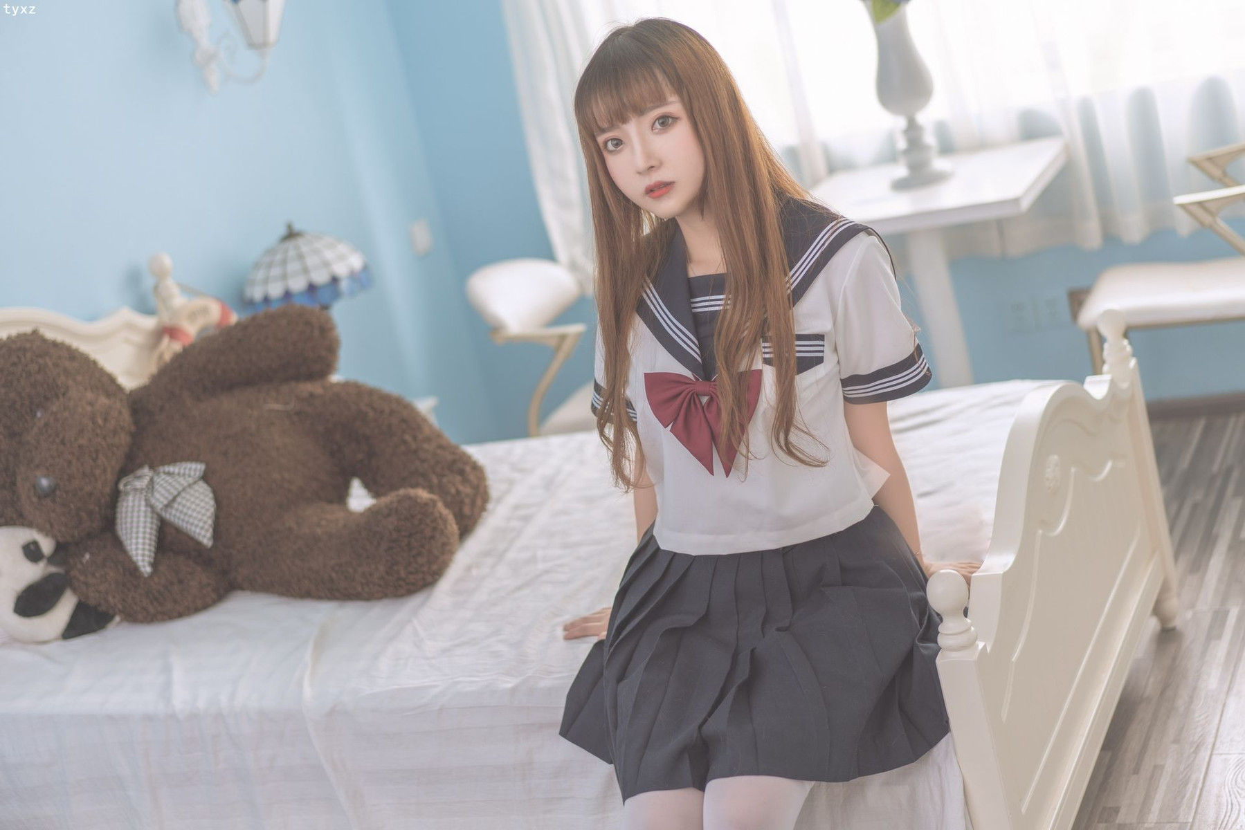 Cosplay 一隻雲燒 JK少女