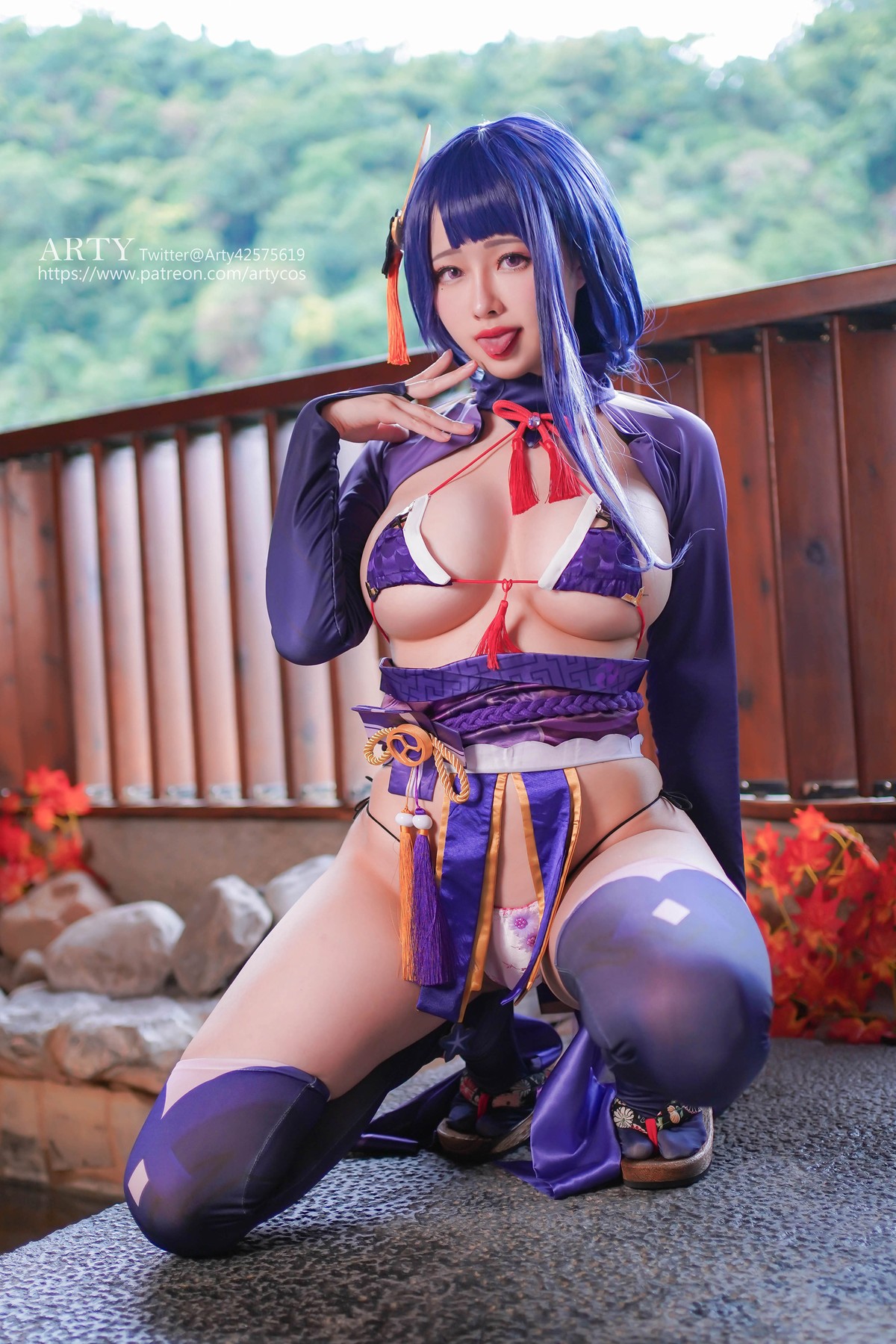 Cosplay Arty亞緹 Genshin 雷らい電でん将しょう軍ぐん