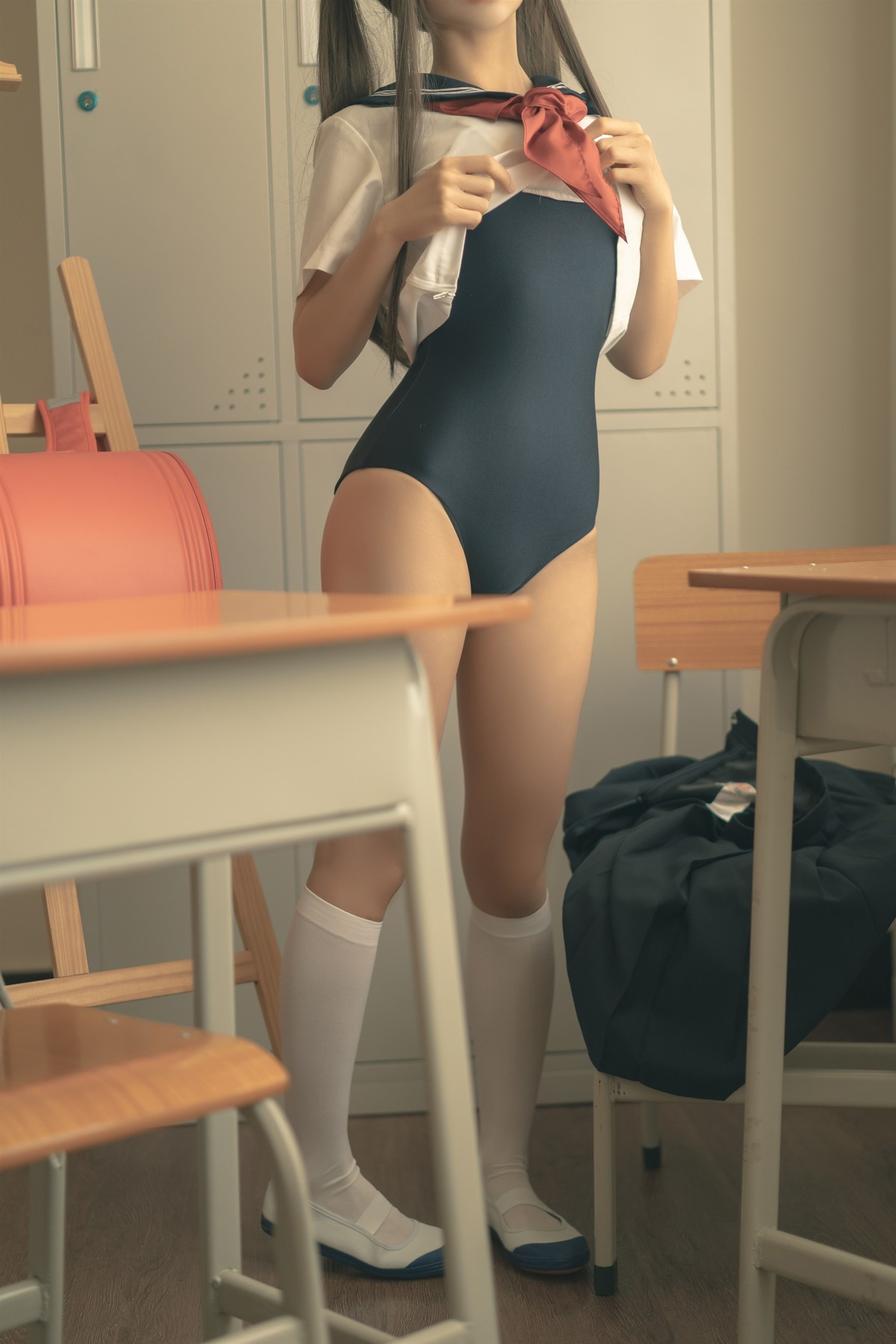 蠢沫沫 Cosplay 放学后