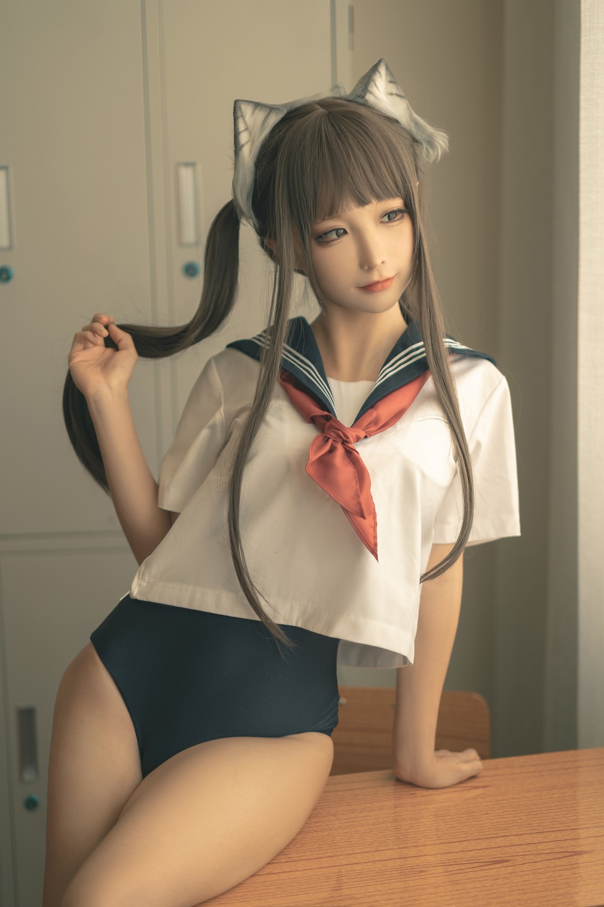 蠢沫沫 Cosplay 放学后